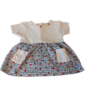 Vintage Day Sportswear Baby Girls Toddler 2T Dress Strawberries Strawberry 90s